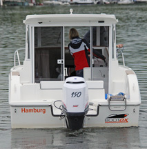 Individuelles Training mit dem Motorboot